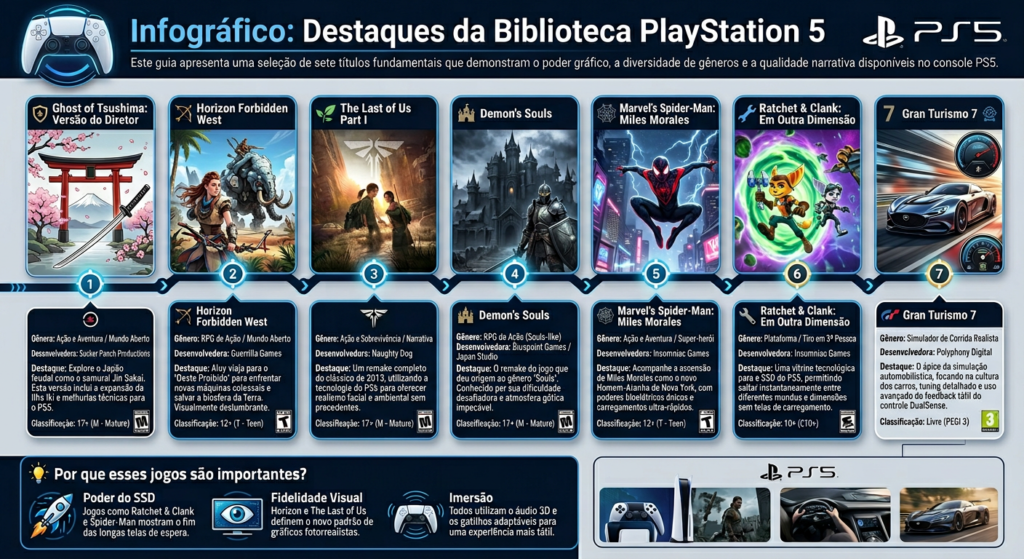melhores jogos de PS5 que parecem filmes lista completa