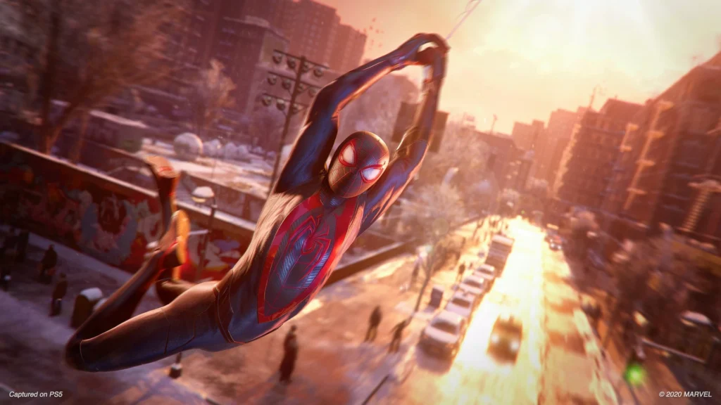 Spider-Man Miles Morales PS5 Nova York realista jogos que parecem filmes