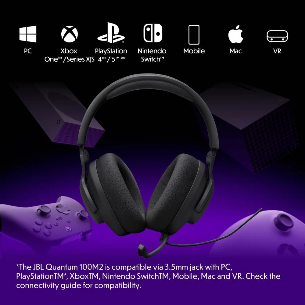 JBL Quantum 100M2 headset gamer barato em uso no PS5 e PC