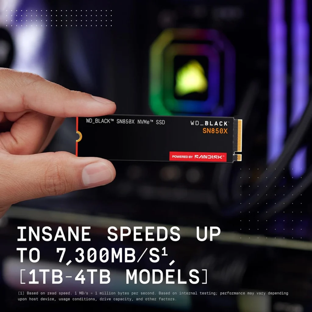 WD Black SN850X entrega performance de alto nível