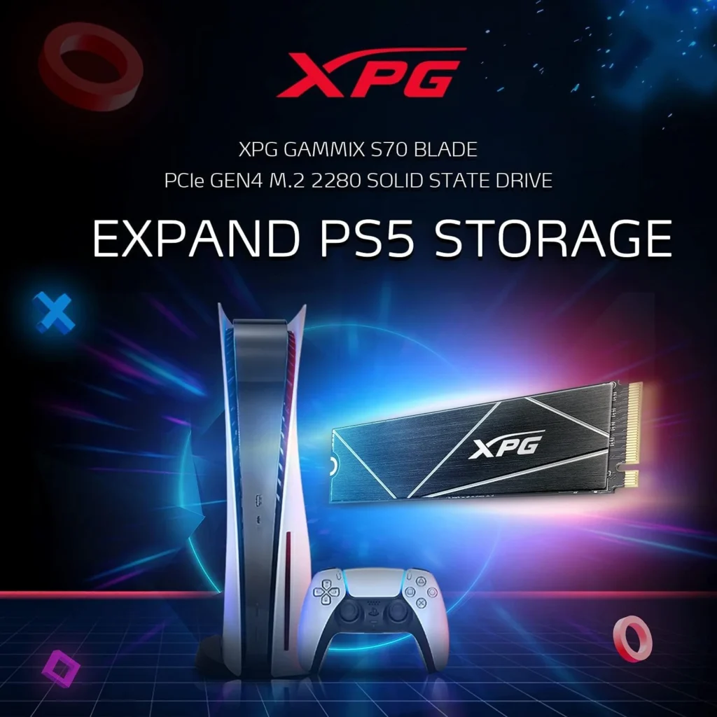 Adata XPG Gammix S70 Blade melhor SSD para PS5 custo-benefício