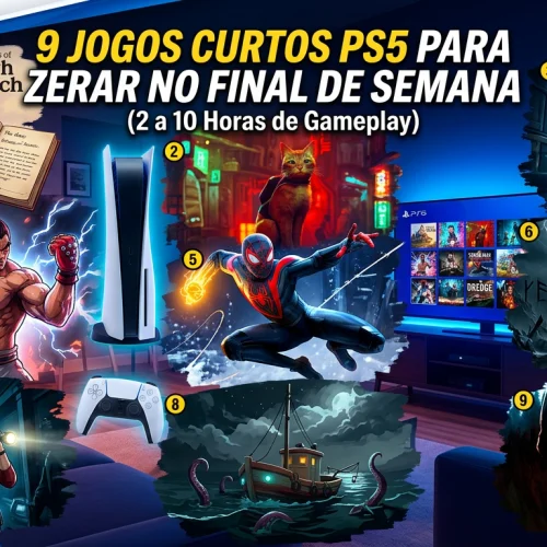 9 Jogos Curtos PS5 para Zerar no Final de Semana (2 a 10 Horas)